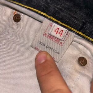 Evisu jeans size 44 green seagull